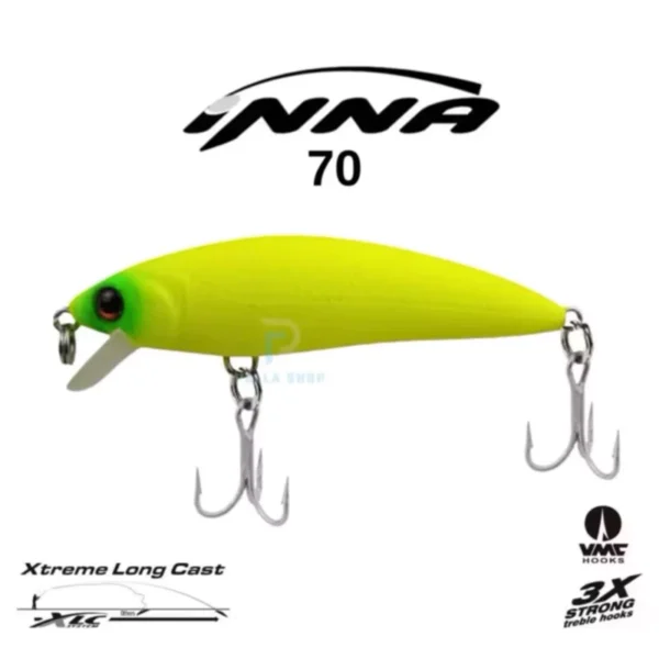 Isca Artificial Inna 70 Pro Tuned - Marine Sports -Todas as Cores - 7cm / 11g - Robalo Tucunaré Traíra Dourado