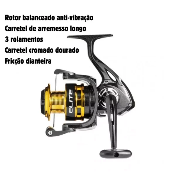 SH15 - Molinete Marine Sports Novo Elite Gold - Vários Tamanhos - Image 3