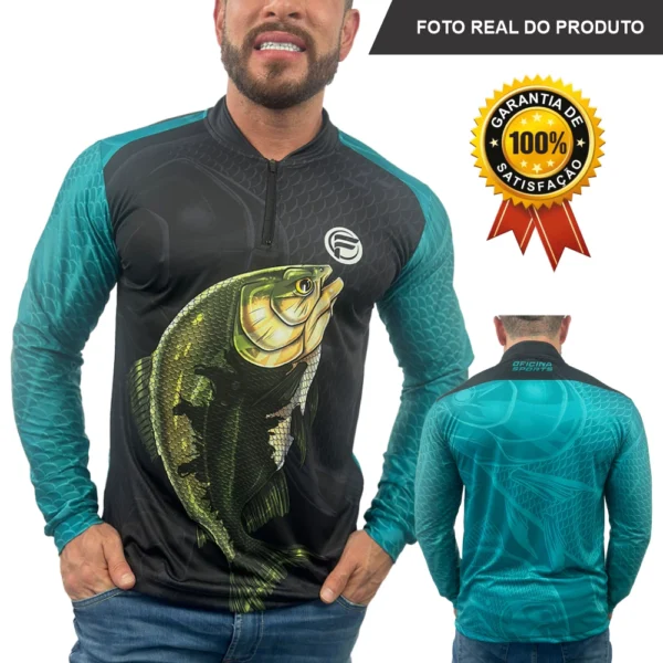 SH25 - Camisa para Pesca Proteção Uv50+ Masculina ou Feminina - Image 9