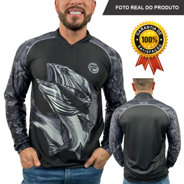 SH25 - Camisa para Pesca Proteção Uv50+ Masculina ou Feminina - Image 7