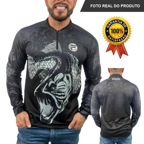 SH25 - Camisa para Pesca Proteção Uv50+ Masculina ou Feminina - Image 5
