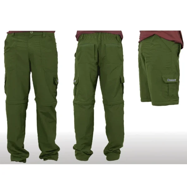 SH27 - Calça De Pesca Que Vira Bermuda Nortrek 6 Bolsos Proteção Uv 50+ - Image 9