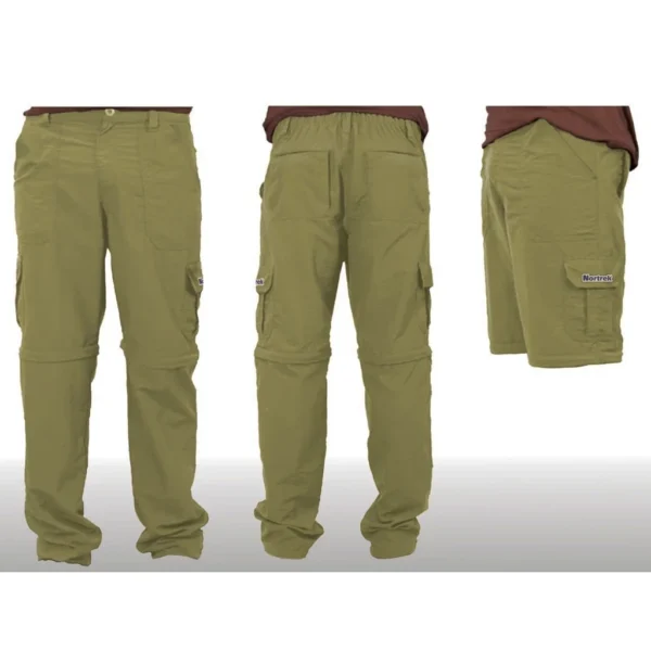 SH27 - Calça De Pesca Que Vira Bermuda Nortrek 6 Bolsos Proteção Uv 50+ - Image 10