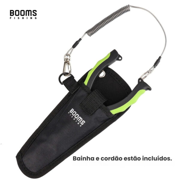Alicate de Pesca Multifuncional de Alto Carbono Booms F03 para Isca