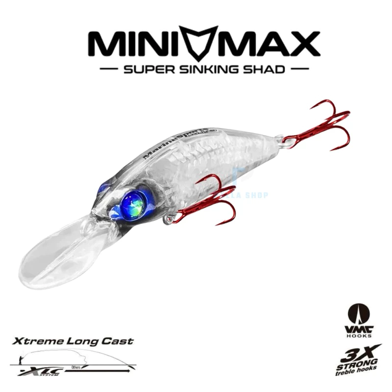 Isca Artificial Mini Max 50 - Marine Sports - 5cm / 7g - Sinking - Todas as Cores - Tucunaré Robalo Traíra Dourado