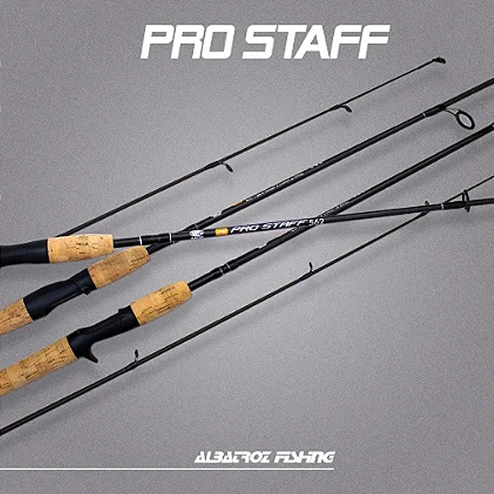 Vara Carbono Pro Staff Pesca Carretilha 2 Partes Albatroz 1,60m, 1,68m e 1,80m - 17 e 20 lbs