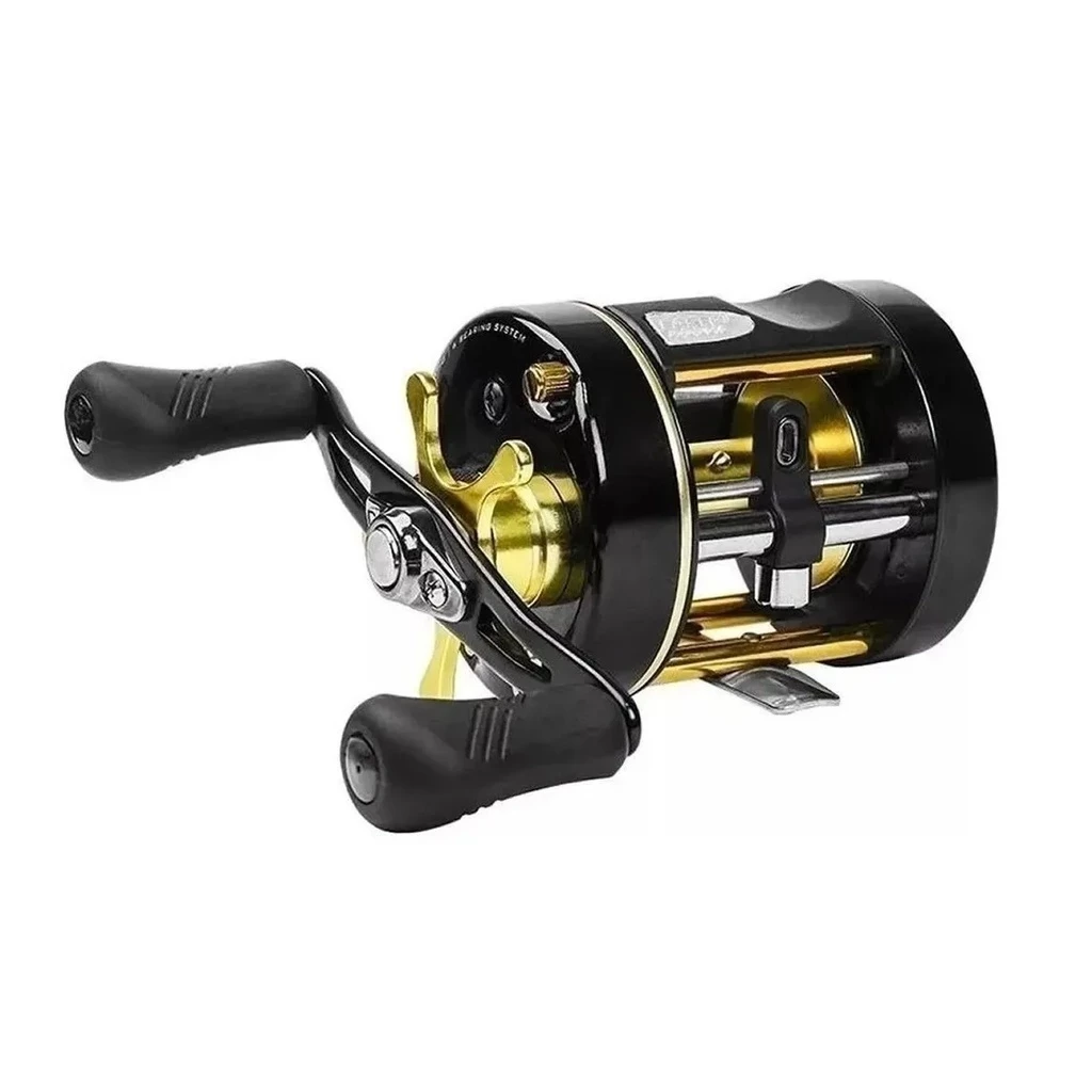 Carretilha Marine Sports Caster Power Plus 400 - 6 Rolamentos Drag 6kg