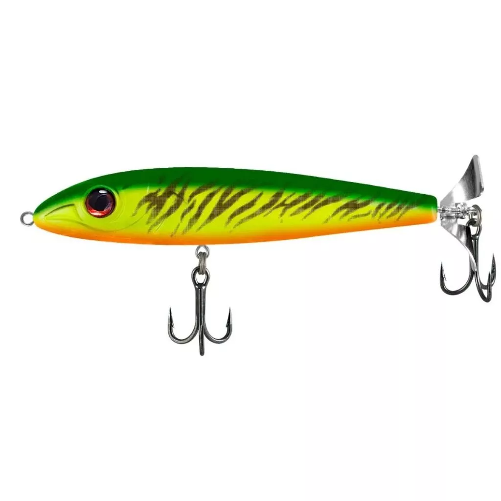 Isca Artificial de Hélice TUCUNA TURBO 110, superfície, 11cm, 18g, Deconto