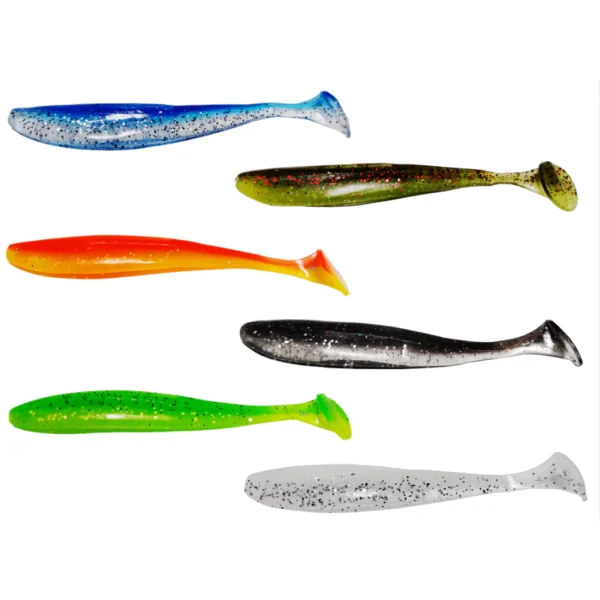 SH62 - Kit 12un Isca Artificial Soft Shad Silicone 9cm 4g - Image 4