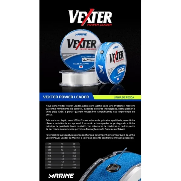 SH82 - Líder/Leader Fluorcarbono Vexter 50m - Imagem 5
