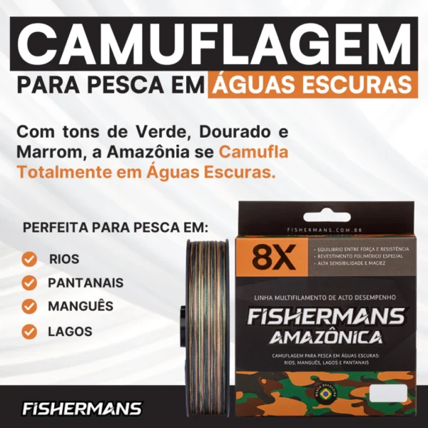 SH84 - Linha Multifilamento Fishermans Amazônica 8X - Image 3
