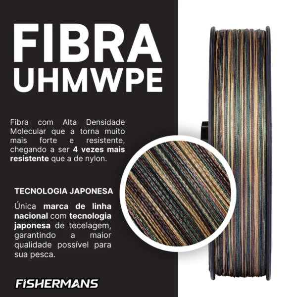 SH84 - Linha Multifilamento Fishermans Amazônica 8X - Image 7